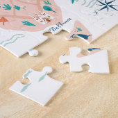 オーストラリアパーソナライズされた地図ジグソーパズル子供へ ジグソーパズル (側面)