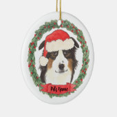 オーストラリアパーソナライズされた羊飼い セラミックオーナメント (右)