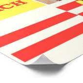 オーストラリアビーチヴィンテージ旅行ポスター ポスター (角)