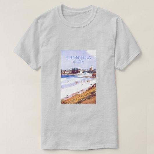 オーストラリアビーチ旅行芸術クロヌラ Tシャツ (デザイン正面)