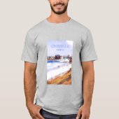 オーストラリアビーチ旅行芸術クロヌラ Tシャツ (正面)