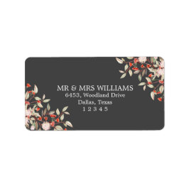 オーストラリアフラワーグレフォーマルー差出人住所 ラベル