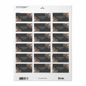 オーストラリアフラワーグレフォーマルー差出人住所 ラベル (フルシート)