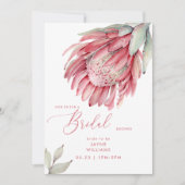 オーストラリアフローラカラフルブライダルシャワー 招待状 (正面)