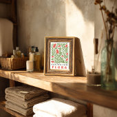 オーストラリアフローラボタニカルアートプリント | 先住民野生 ポスター