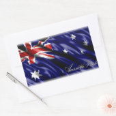 オーストラリアプライドシール 長方形シール (封筒)