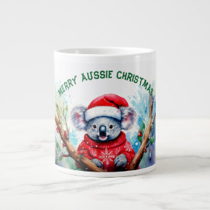 オーストラリアメリークリスマスコアラ ジャンボコーヒーマグカップ