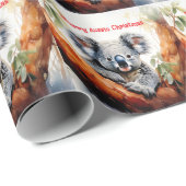 オーストラリアメリークリスマスコアラ ラッピングペーパー (ロールコーナー)