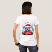 オーストラリアメリークリスマスコアラ Tシャツ (裏面フル)