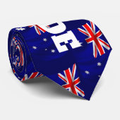 オーストラリアモダン国旗パーソナライズされた ネクタイ (ロール)