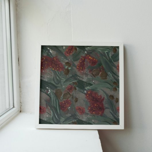 オーストラリアユーカリボトルブラシフローラ ポスター