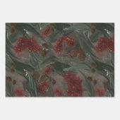 オーストラリアユーカリボトルブラシフローラ ラッピングペーパーシート (正面3)