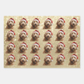 オーストラリアラブラドードル1ホリデーエディション ラッピングペーパーシート (正面3)