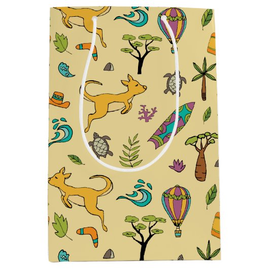 オーストラリアラブ抱き枕 ミディアムペーパーバッグ (正面)