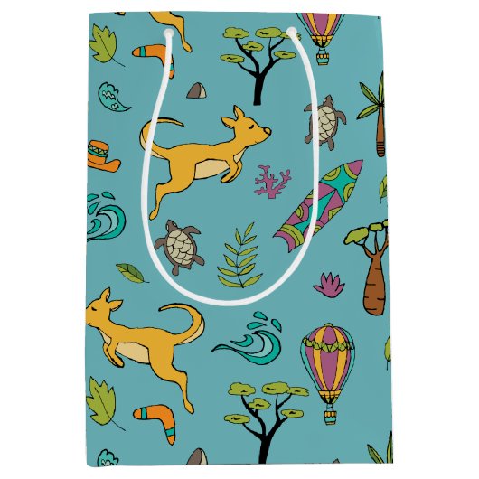 オーストラリアラブ抱き枕 ミディアムペーパーバッグ (正面)