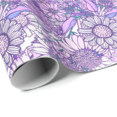 オーストラリアワイルドフラワーガーデンラッピング紙 ラッピングペーパー (ロールコーナー)