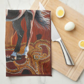 オーストラリアワイルドブルンビー キッチンタオル (四つ折り)