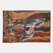 オーストラリアワイルドブルンビー キッチンタオル (横)