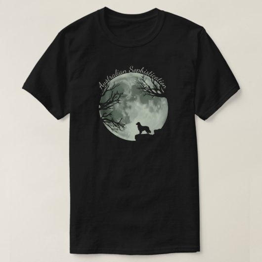 オーストラリアンシェパードの洗練されたTシャツ Tシャツ (デザイン正面)