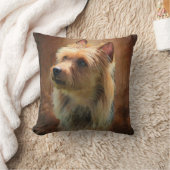 オーストラリアンテリアの枕 クッション (ブランケット)