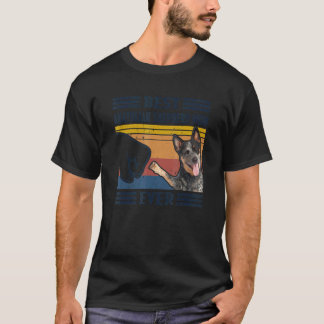 オーストラリアン・キャトル・ドッグのママ最高 バンプフィット 犬 Tシャツ