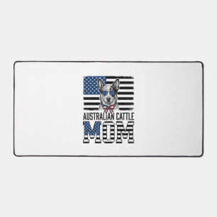 オーストラリアン・キャトル・ドッグ母国愛ビンテージTシャツ_ デスクマット