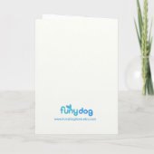 オーストラリアン・シェパードと一緒に楽しむホリデーカード カード (裏面)