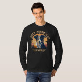 オーストラリアン・シェパードのお父さん 1 Tシャツ (正面フル)