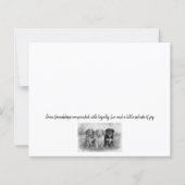 オーストラリアン・シェパードの水彩画トリオ - 牧場にて (裏面)