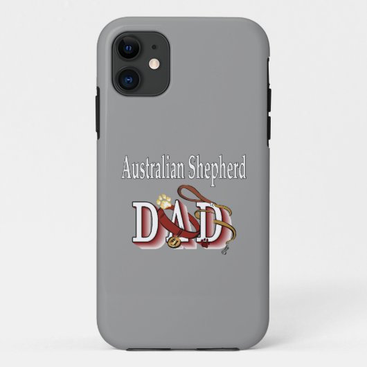 オーストラリアン・シェパードの父ちゃん Case-Mate iPhoneケース (裏面)