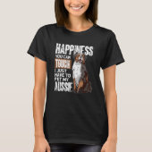 オーストラリアン・シェパードの飼い主 Tシャツ (正面)