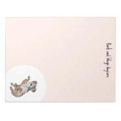 オーストラリアン・シェパードをカスタマイズ ノートパッド (正面)