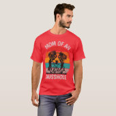 オーストラリアン+シェパード+オゥシー+ママの面白いデザイン Tシャツ (正面フル)