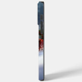 オーストラリアン・シェパード クリスマス 雪 冬 Case-Mate iPhoneケース (裏面 / 左)