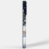 オーストラリアン・シェパード クリスマス 雪 冬 Case-Mate iPhoneケース (裏面 / 右)