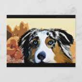 オーストラリアン・シェパード ポストカード (正面)