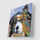 オーストラリアン・シェパード 時計 (傾斜)