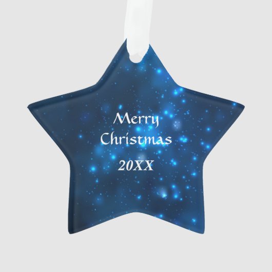 オーストラリアン・シェパード 犬の星オーナメント(名入れ可能) オーナメント (裏面)