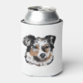 オーストラリアン・シェパード 缶クーラー (缶正面)