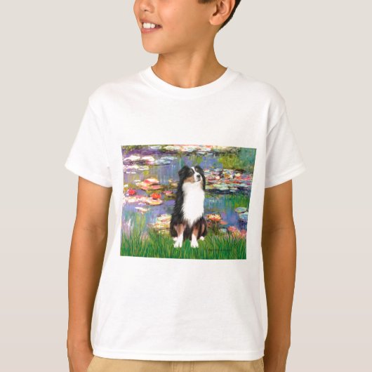 オーストラリアン・シェパード 2 - ガーデン Tシャツ (正面)