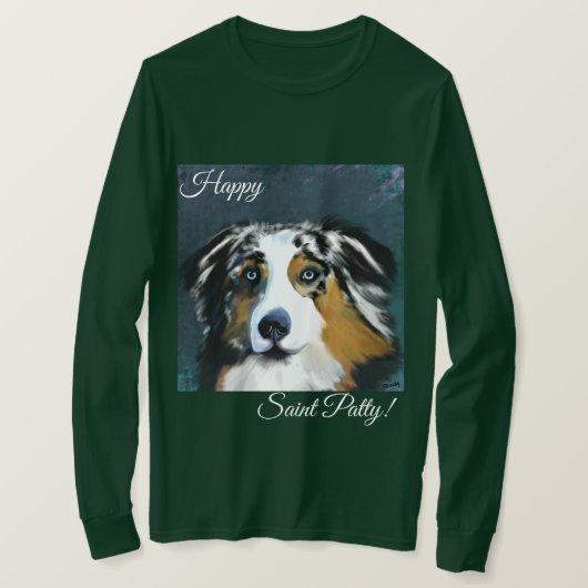 オーストラリアン・シェパード Tシャツ (デザイン正面)