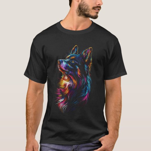オーストラリアン・シェパード Tシャツ (正面)