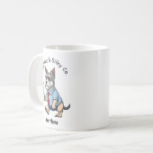 オーストラリアン シルキー テリア ビジネス スーツ コーヒー コーヒーマグカップ (正面左)