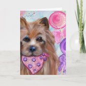 オーストラリアン・テリア カード (正面)