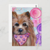 オーストラリアン・テリア ポストカード (正面/裏面)