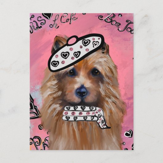 オーストラリアン・テリア ポストカード (正面)