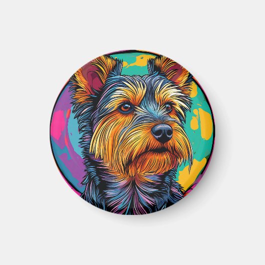 オーストラリアン・テリア マグネット (正面)