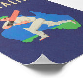 オーストラリアヴィンテージスポーツ旅行ポスター ポスター (角)