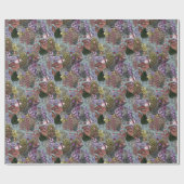 オーストラリアヴィンテージ熱帯夏ワイルドフラワー ラッピングペーパー (フラット)