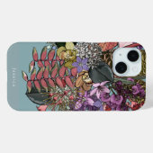 オーストラリアヴィンテージ熱帯夏ワイルドフラワー Case-Mate iPhoneケース (裏面 (横))